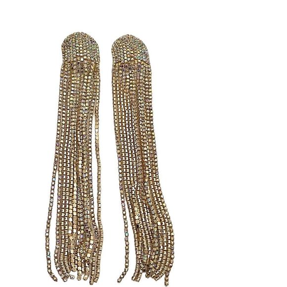 Boutique Jewelry - Tassel Chandelier Statement Earrings Long New